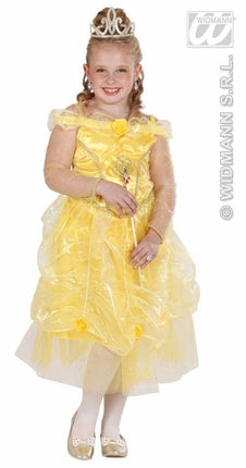 Feestbazaar Kleine prinses geel 110cm