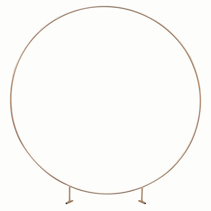 Feestbazaar Koperen backdrop frame cirkel 2 meter