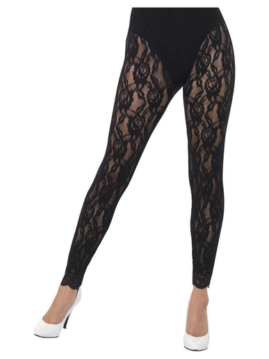 Feestbazaar Legging kant zwart