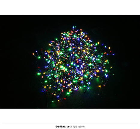 Feestbazaar Lichtslinger Groot Gekleurd LED (7,15m; 144 leds)