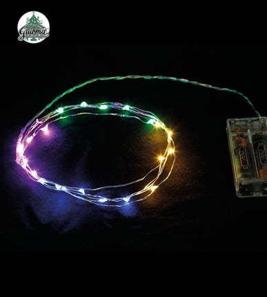 Feestbazaar Lichtslinger Multikleur LED (1m; 10 leds)