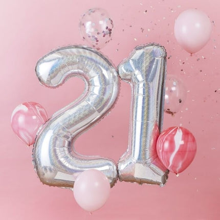 Feestbazaar Luxe Ballon Bundel 21 Jaar
