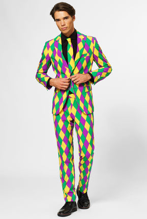 Feestbazaar Maatpak Carnaval Harlekijn