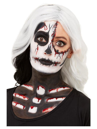 Feestbazaar Make-Up FX, Skeleton Kit, Aqua