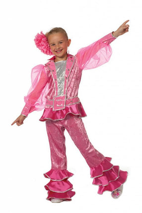 Feestbazaar Mama Mia kostuum kind roze