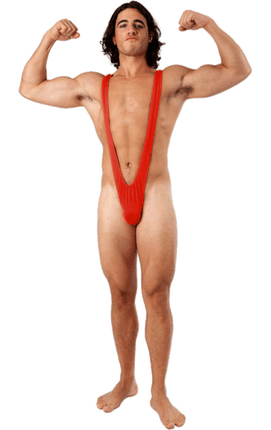 Feestbazaar Mankini Rood