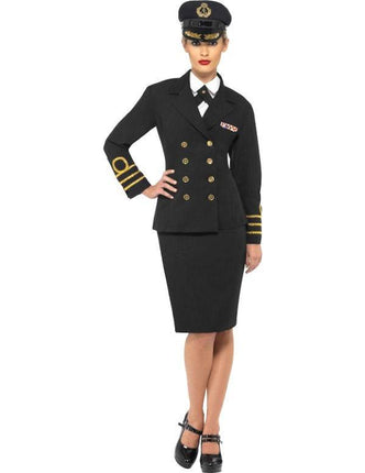 Feestbazaar Marine Officier kostuum vrouw
