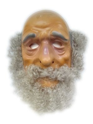 Feestbazaar Masker Abraham met haar