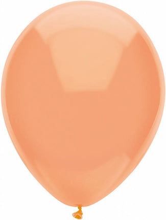 Feestbazaar Metallic Ballonnen Peach 30cm - 10 stuks