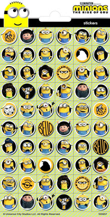 Feestbazaar Minions Stickervel
