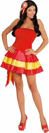Feestbazaar Miss Spanje jurkje