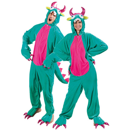 Feestbazaar Monster pak man/vrouw pluche