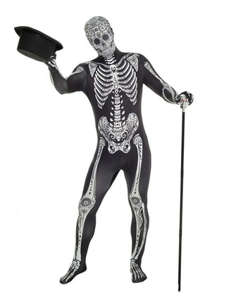 Feestbazaar Morphsuit Day Of The Dead Skelet