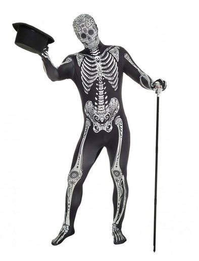 Feestbazaar Morphsuit Day Of The Dead Skelet