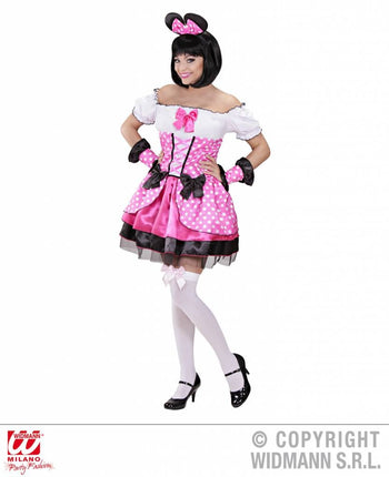 Feestbazaar Muisje pak roze