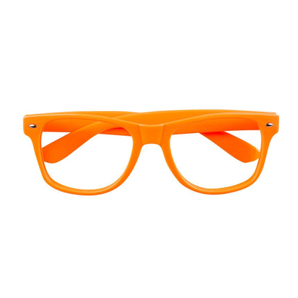 Feestbazaar Neon Oranje Feestbril