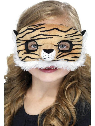 Feestbazaar Oogmasker kind tijger pluche