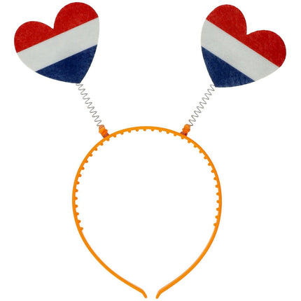 Feestbazaar Oranje Diadeem Hartjes Nederland