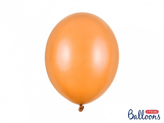 Feestbazaar Oranje Metallic Ballonnen Mandarijn Oranje (50st)