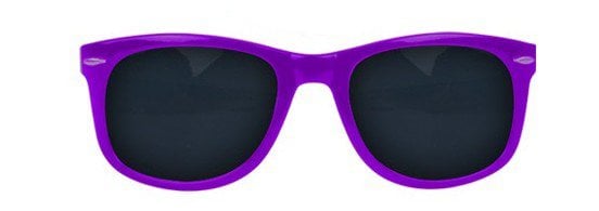 Feestbazaar Paarse Blues Brothers bril