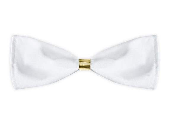 Feestbazaar Papieren Servetringen Metallic Wit/Goud (10st)