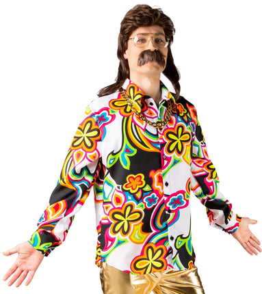 Feestbazaar Party Blouse 70's Flower Power