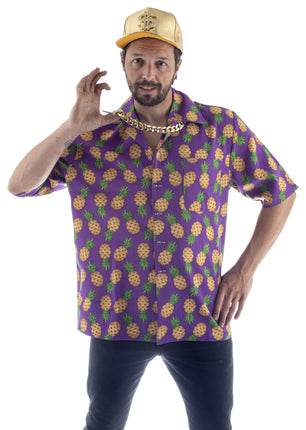 Feestbazaar Party Blouse Ananas Purple