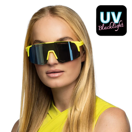 Feestbazaar Partybril Zouk Neon Geel