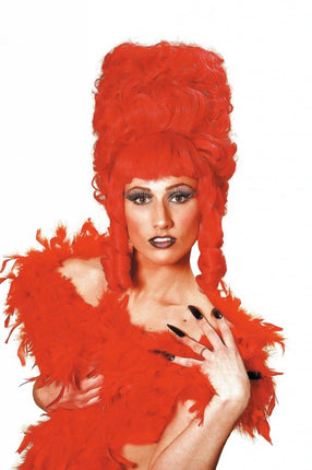 Feestbazaar Peggy krullenbol rood