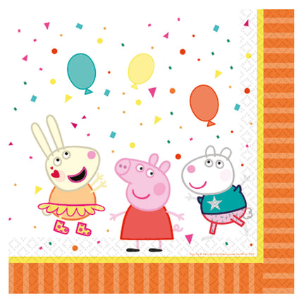 Feestbazaar Peppa Pig Servetten 16 stuks