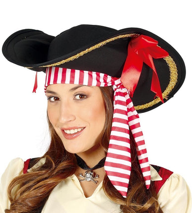 Feestbazaar Piratenhoed vrouw