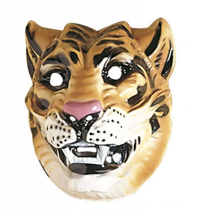Feestbazaar Plastic masker tijger