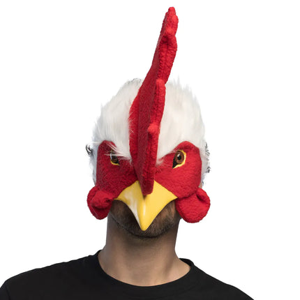 Feestbazaar Pluchen Halfmasker Haan
