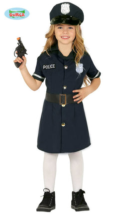 Feestbazaar Politie Kostuum Jurkje Meisje Jill