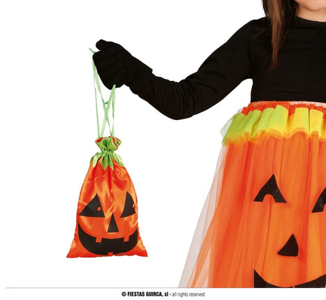 Feestbazaar Pompoen Tasje Halloween