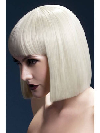 Feestbazaar Professionele pruik kort blond Lola
