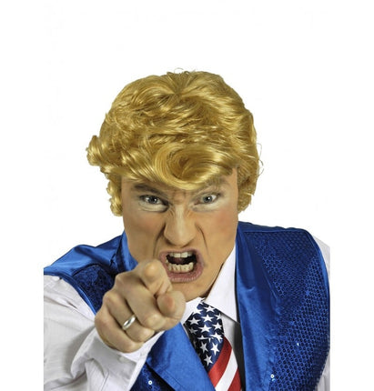 Feestbazaar Pruik Don Trumpy Blond
