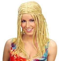 Feestbazaar Pruik Jamaica met dreadlocks blond