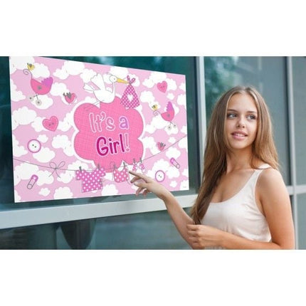 Feestbazaar Raamvlag it's a girl