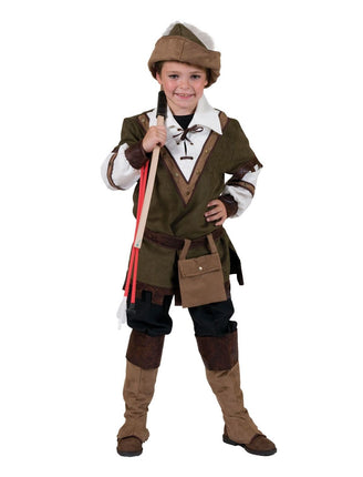 Feestbazaar Robin Hood Kostuum Kind Donkergroen