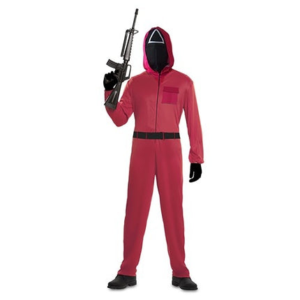 Feestbazaar Rode Squid Game Jumpsuit Man