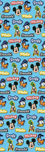 Feestbazaar Rol Cadeaupapier Disney Mickey Goofy Donald
