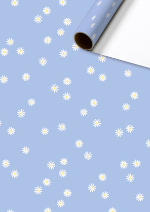 Feestbazaar Rol Cadeaupapier Madeliefjes