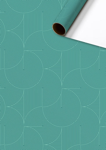 Feestbazaar Rol Inpakpapier Modern Groen