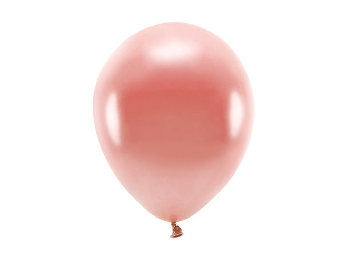 Feestbazaar Rose Gouden Ballonnen Eco Metallic 26cm (10st)