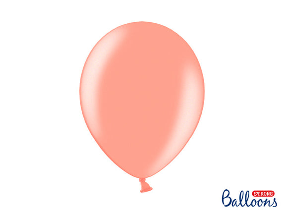 Feestbazaar Rosé Gouden Metallic Ballonnen - 50 Stuks