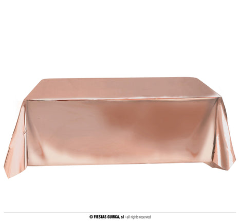 Feestbazaar Rosé Gouden Metallic Tafelkleed (137x274)