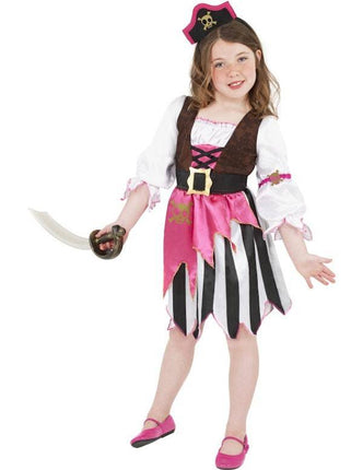 Feestbazaar Roze piraten verkleedkleding kind