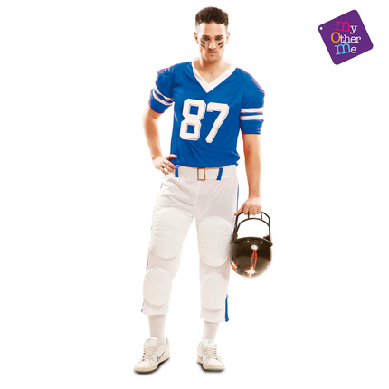 Feestbazaar Rugby Kostuum Blauw Heren