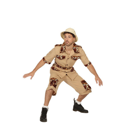 Feestbazaar Safari Man Kostuum Kort
